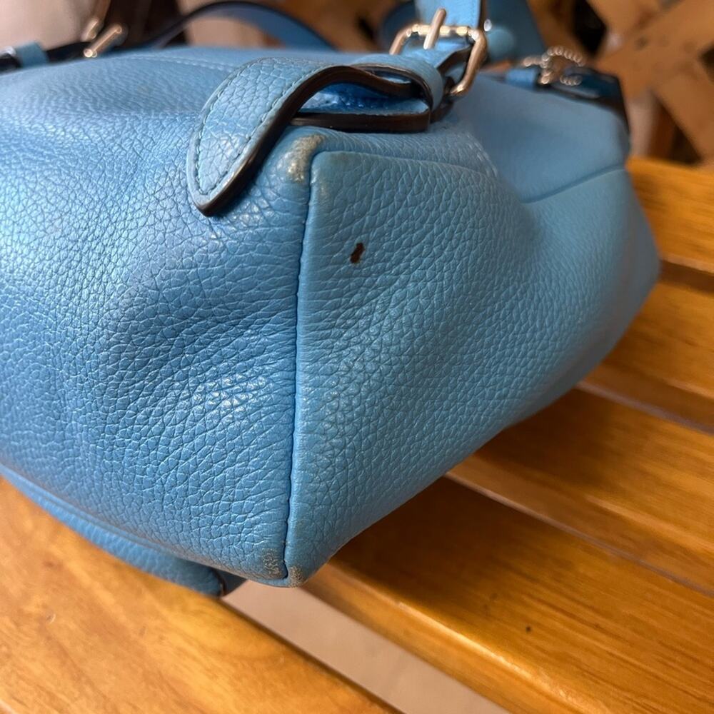 Coach Blue Mini Backpack - Picture 5 of 10